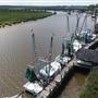 Darien Shrimp Boat Fleet and Docks