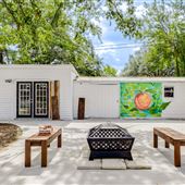 Artsy Home with Peach Theme outside of Savannah