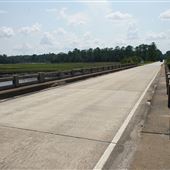 Isle of Wight Rd. at Jones Creek Bridge